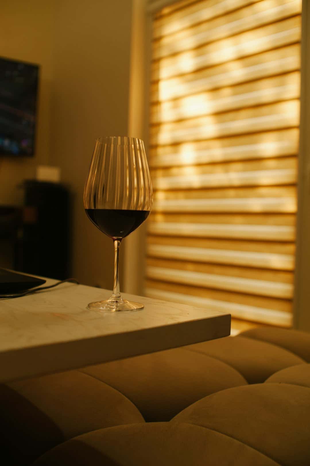 Premium wine glass background
